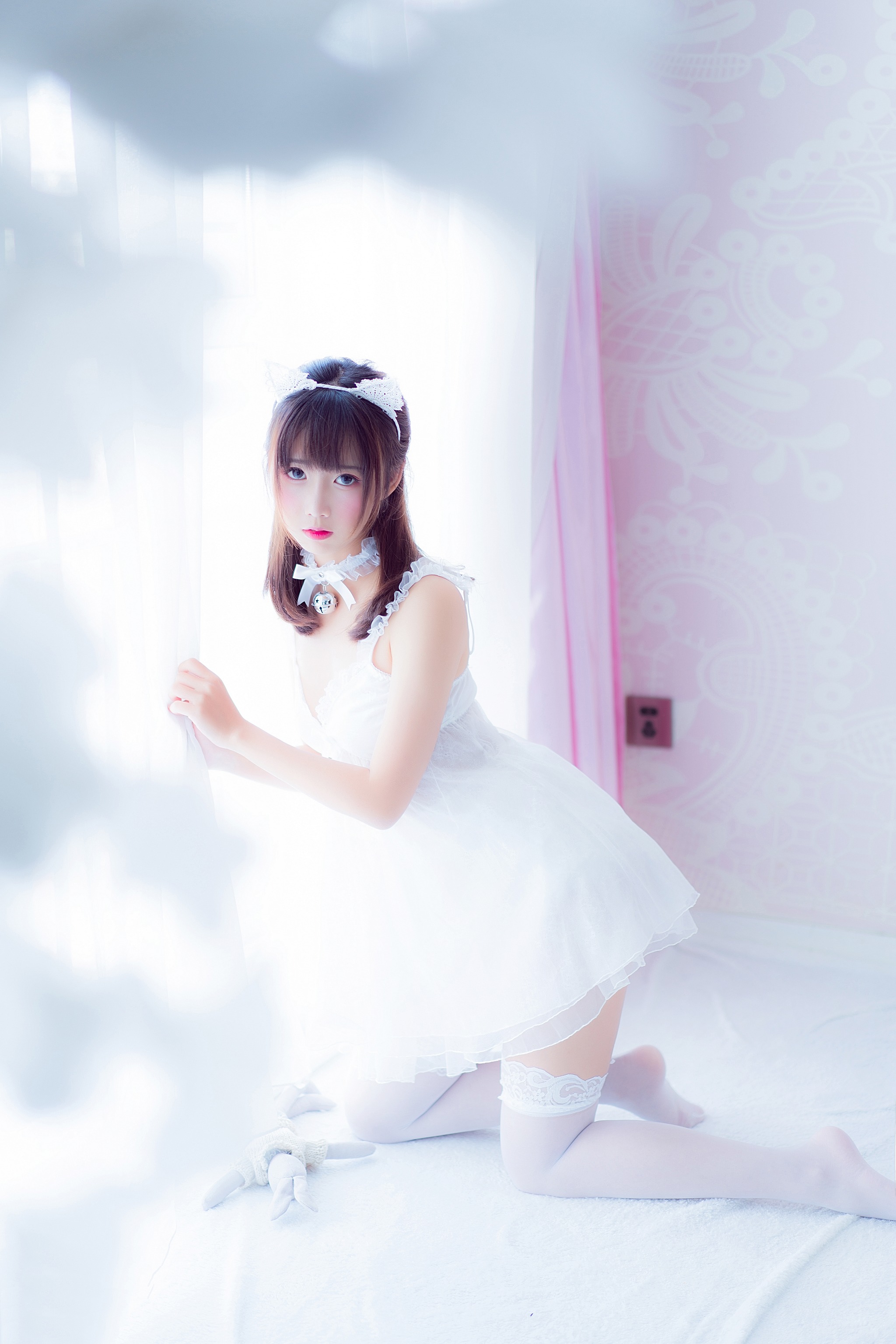图片[1]-[喵糖映画] VOL.415 白裙少女[30P]-XikXak